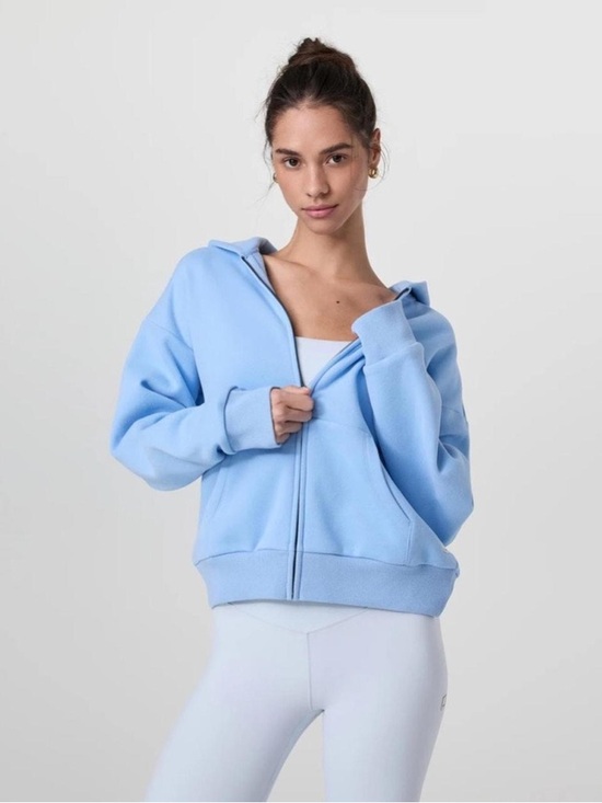 Vuori Tops - Vuori Restore Full Zip Hoodie Spring Blue XS